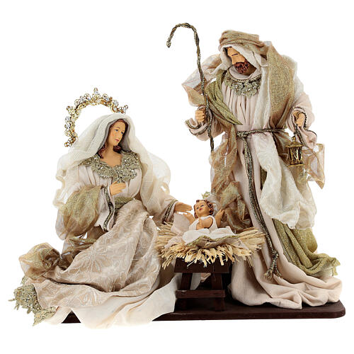 Nativité 6 pcs style vénitien résine et tissu 40 cm 2