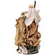 Natività su base Shabby Chic 45 cm resina stoffa s5