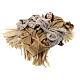 Shabby Chic Nativity Scene, set of 3, resin and fabric, 35 cm s5