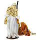 Golden Nativity Scene in Venetian style, set of 2, resin and fabric, 40 cm s8