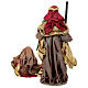 Venetian style Nativity Scene, red and gold, set of 2, 40 cm s8