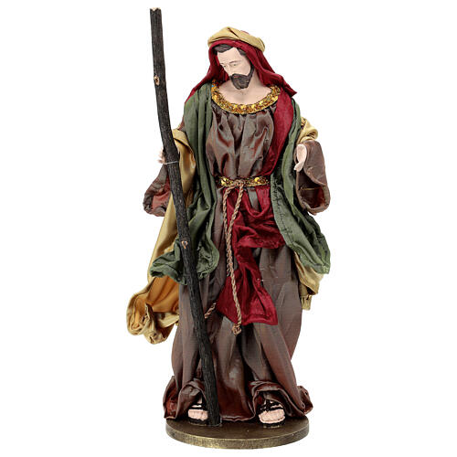 Holy Family Venetian style red and gold 2 pcs 40 cm 3