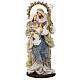 Holy Family statue on base Venetian style resin 50 cm s1