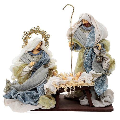 Nativity Scene on a rectangular base, Venetian style, 35 cm 1