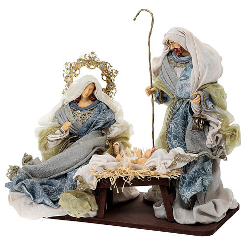 Nativity Scene on a rectangular base, Venetian style, 35 cm 4