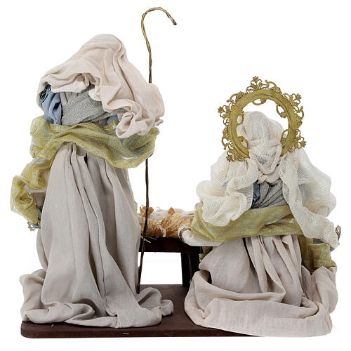 Natività su base rettangolare stile veneziano 35 cm 8