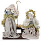 Holy Family statue on rectangular base Venetian style 35 cm s8
