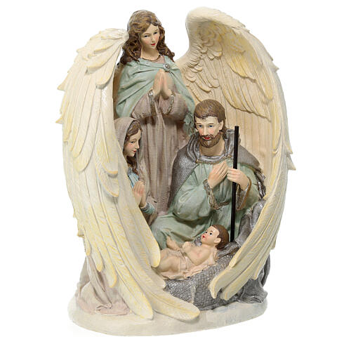 Shabby Chic Nativity Scene, resin, 30 cm 3