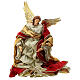 Angel, resin and fabric, for Light of Hope Nativity Scene of 80 cm s1