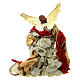 Angel, resin and fabric, for Light of Hope Nativity Scene of 80 cm s5