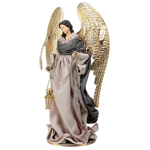 Angel statue 45 cm resin and cloth Morning in Bethlehem 3