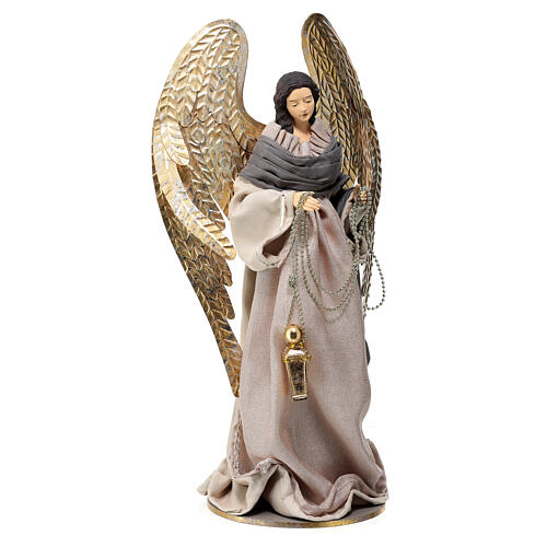 Angel statue 45 cm resin and cloth Morning in Bethlehem 4