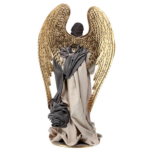 Angel statue 45 cm resin and cloth Morning in Bethlehem 5