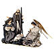 Holy Family set with angel Morning in Bethlehem 40 cm s3