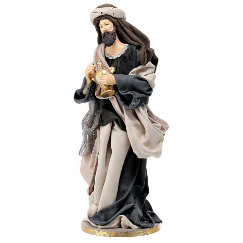 Conjunto três figuras Reis Magos coleção Morning in Bethlehem 35 cm 7