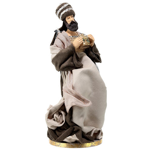 Conjunto três figuras Reis Magos coleção Morning in Bethlehem 35 cm 8