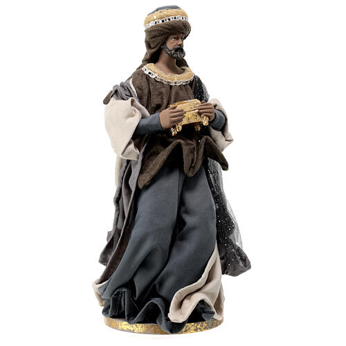 Conjunto três figuras Reis Magos coleção Morning in Bethlehem 35 cm 9