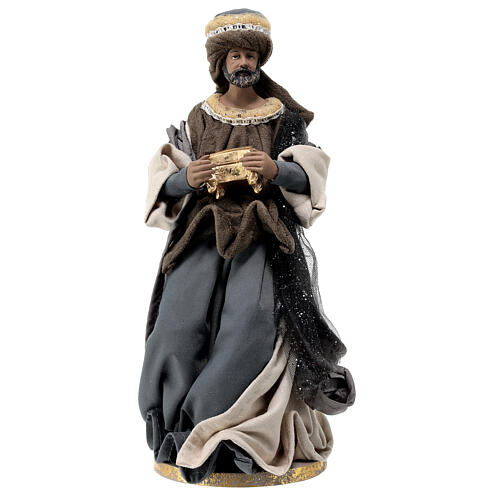 Conjunto três figuras Reis Magos coleção Morning in Bethlehem 35 cm 10