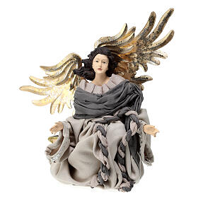 Flying angel 30 cm, resin and fabric, Morning in Bethlehem