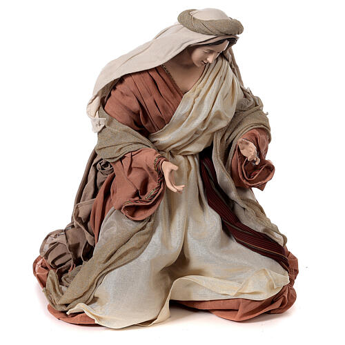 Nativity, set of 3, resin and fabric, 120 cm, Holy Earth 9