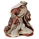 Natividade de Jesus 3 imagens resina e tecido coleção Holy Earth 120 cm s9