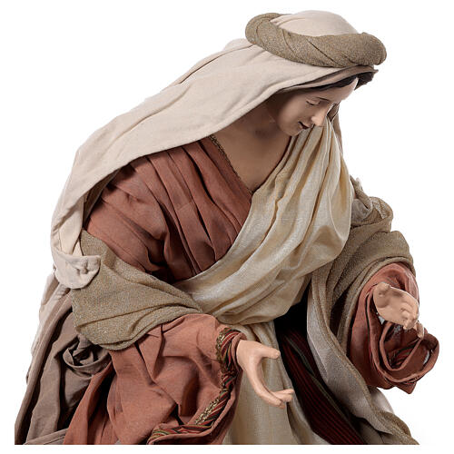 Holy Family statue 120 cm resin and cloth 3 pcs Holy Earth 3