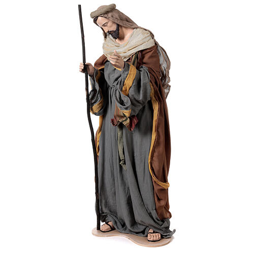 Holy Family statue 120 cm resin and cloth 3 pcs Holy Earth 7