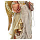 Angel, resin and fabric, for Holy Earth Nativity Scene of 60 cm s6