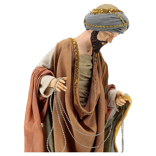 Holy Earth Wise Men 60 cm in resin and fabric 3