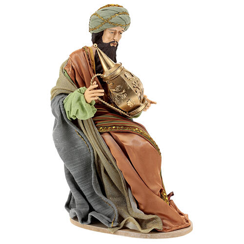 Holy Earth Wise Men 60 cm in resin and fabric 10