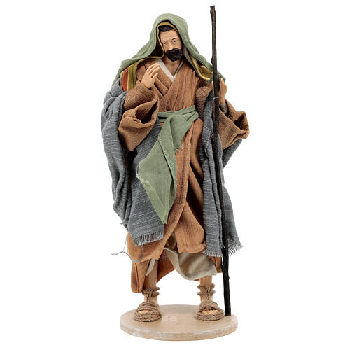 Nativity of resin and fabric, Holy Earth, 40 cm 4