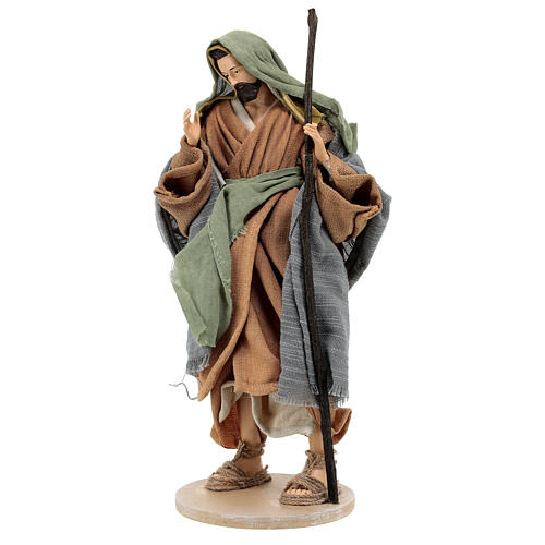 Nativity of resin and fabric, Holy Earth, 40 cm 6