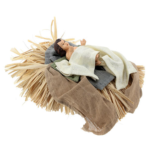 Nativity of resin and fabric, Holy Earth, 40 cm 8