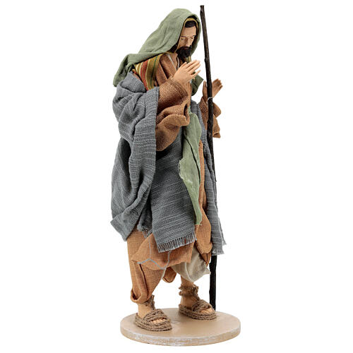 Nativity of resin and fabric, Holy Earth, 40 cm 10