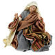 Nativity of resin and fabric, Holy Earth, 40 cm s3