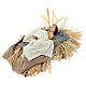 Nativity of resin and fabric, Holy Earth, 40 cm s5