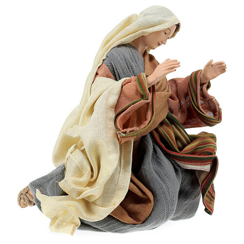 Holy Earth Holy Family in resin and fabric 40 cm 9