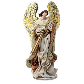 Angel, resin and fabric, for Holy Earth Nativity Scene of 40 cm