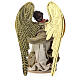 Angel sitting down, resin and fabric, for Holy Earth Nativity Scene of 30 cm s5
