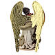 Angel sitting on base resin and cloth 30 cm Holy Earth s5