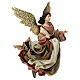Angel flying, resin and fabric, for Holy Earth Nativity Scene of 30 cm s3