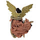 Angel flying, resin and fabric, for Holy Earth Nativity Scene of 30 cm s4