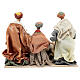 Holy Earth Nativity Scene, set of 6, Nativity with Wise Men, 20 cm, resin and fabric s6