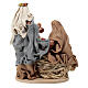 Nativity on a base, resin and fabric, for Holy Earth Nativity Scene of 30 cm s5