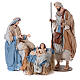 Natividade de Jesus 3 imagens resina e tecido coleção Northern Star 120 cm s1