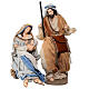 Holy Family set 60 cm resin and cloth, Northern Star s1