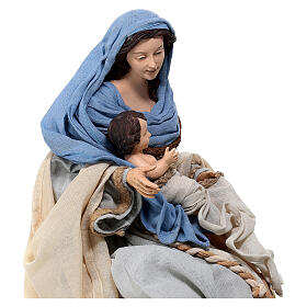 Holy Family set 3 pcs 65 cm Northern Star resin and cloth