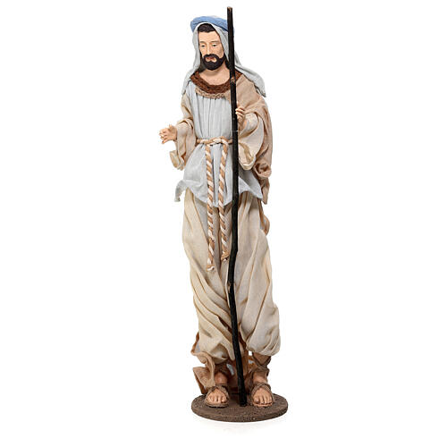 Holy Family set 3 pcs 65 cm Northern Star resin and cloth 3