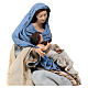 Holy Family set 3 pcs 65 cm Northern Star resin and cloth s2
