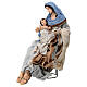 Holy Family set 3 pcs 65 cm Northern Star resin and cloth s4